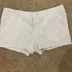 BeBop White Junior Shorts